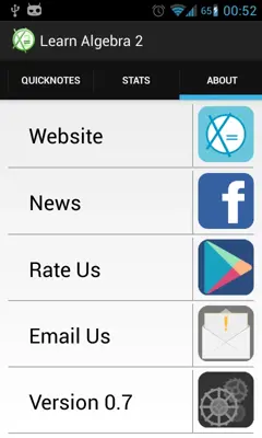 Learn Algebra 2 android App screenshot 0