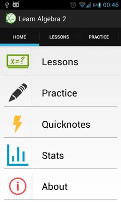 Learn Algebra 2 android App screenshot 6